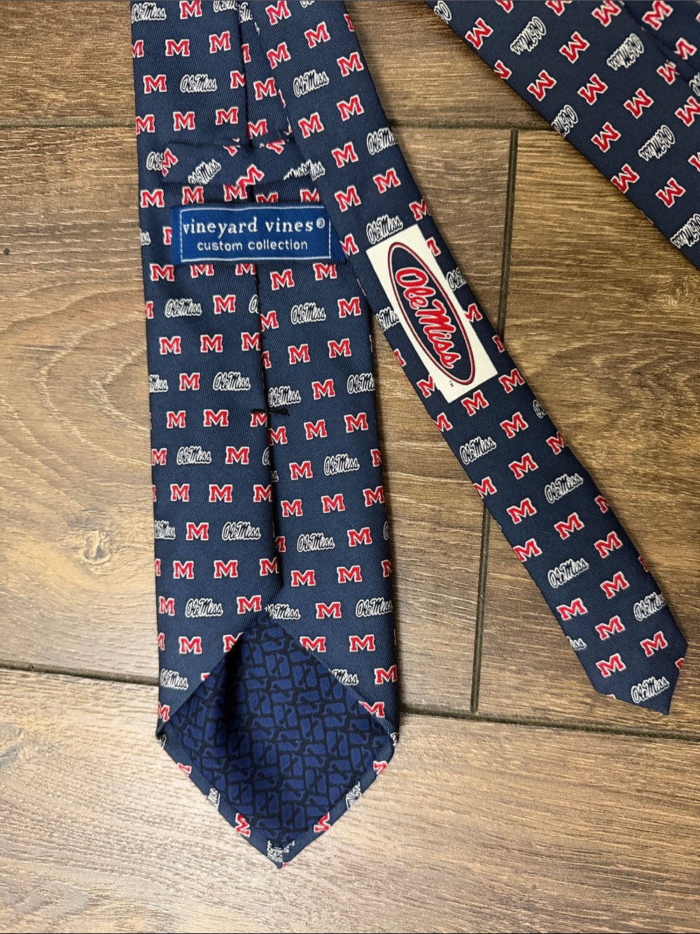 Vineyard Vines Ole Miss Tie - Picture 3 of 3